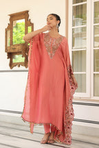 KAFTAN IN HEAVY EMBROIDERY