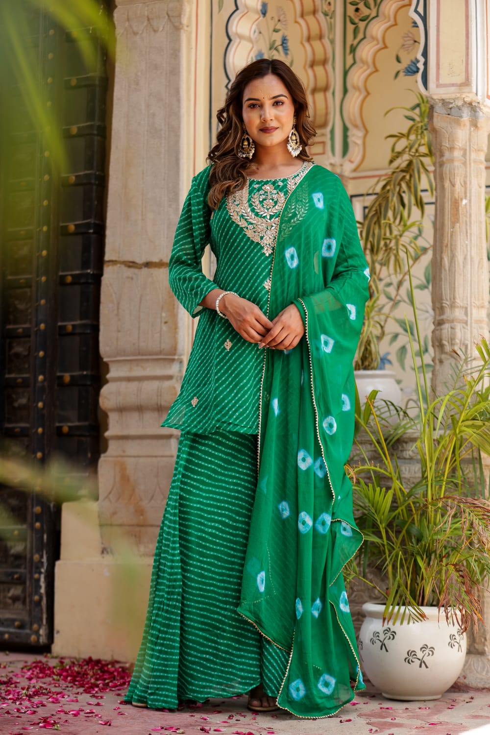 MOTHDA SPECIAL HANDWORK PLAZO SET