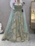Pastel Mint Handwork Lehenga Set