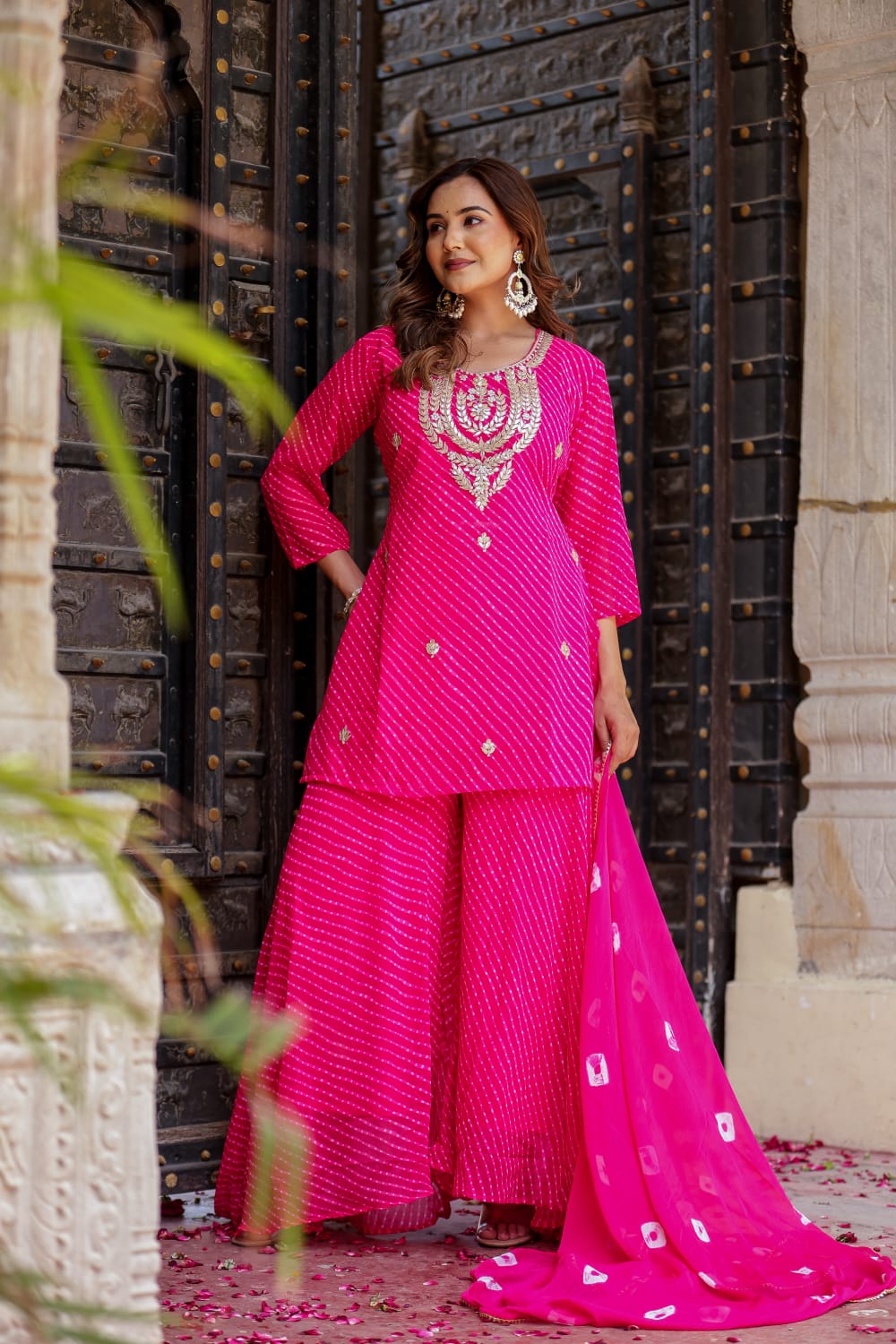 MOTHDA SPECIAL HANDWORK PLAZO SET