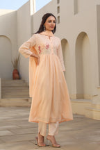 BEAUTIFUL EMBROIDERED MUL COTTON SUIT SET