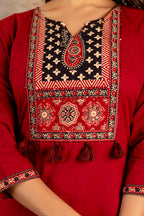 AJRAKH PRINT SUIT SET