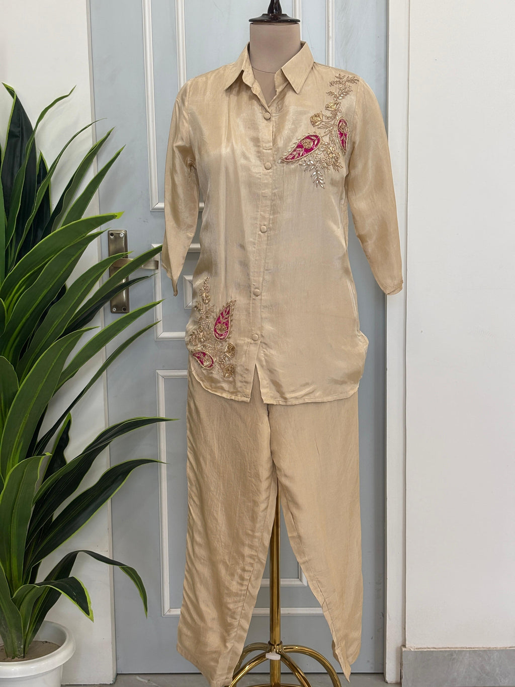 Classic Elegance Co-ord Set With Handwork
