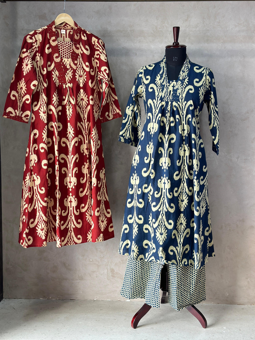 Printed Two Piece Set In Cotton