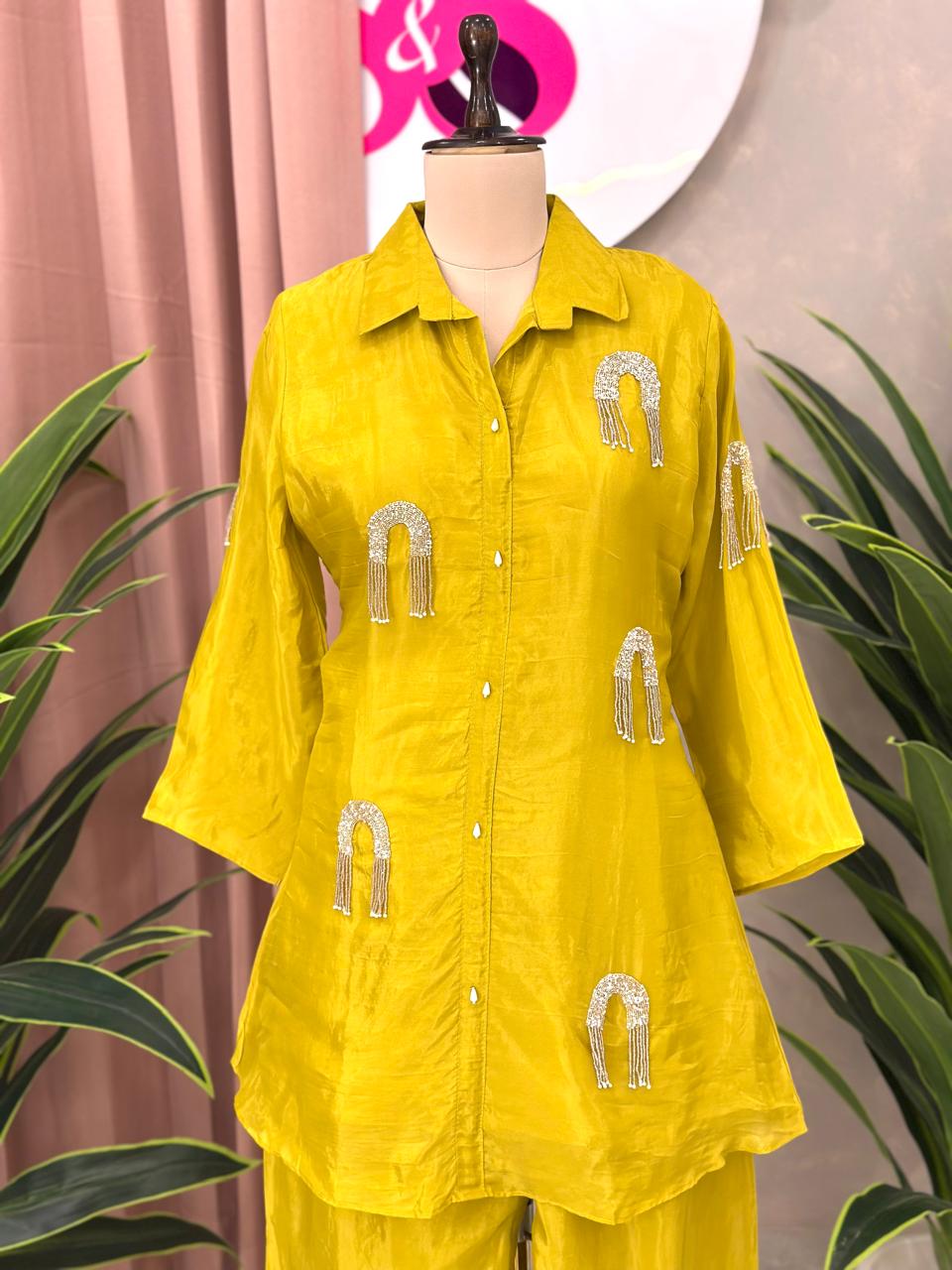 Premium Crystal Work Co-Ord Set