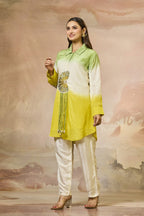 PURE CREPE HANDWORK CO-ORD SET