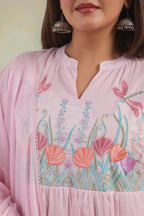 BEAUTIFUL EMBROIDERED MUL COTTON SUIT SET