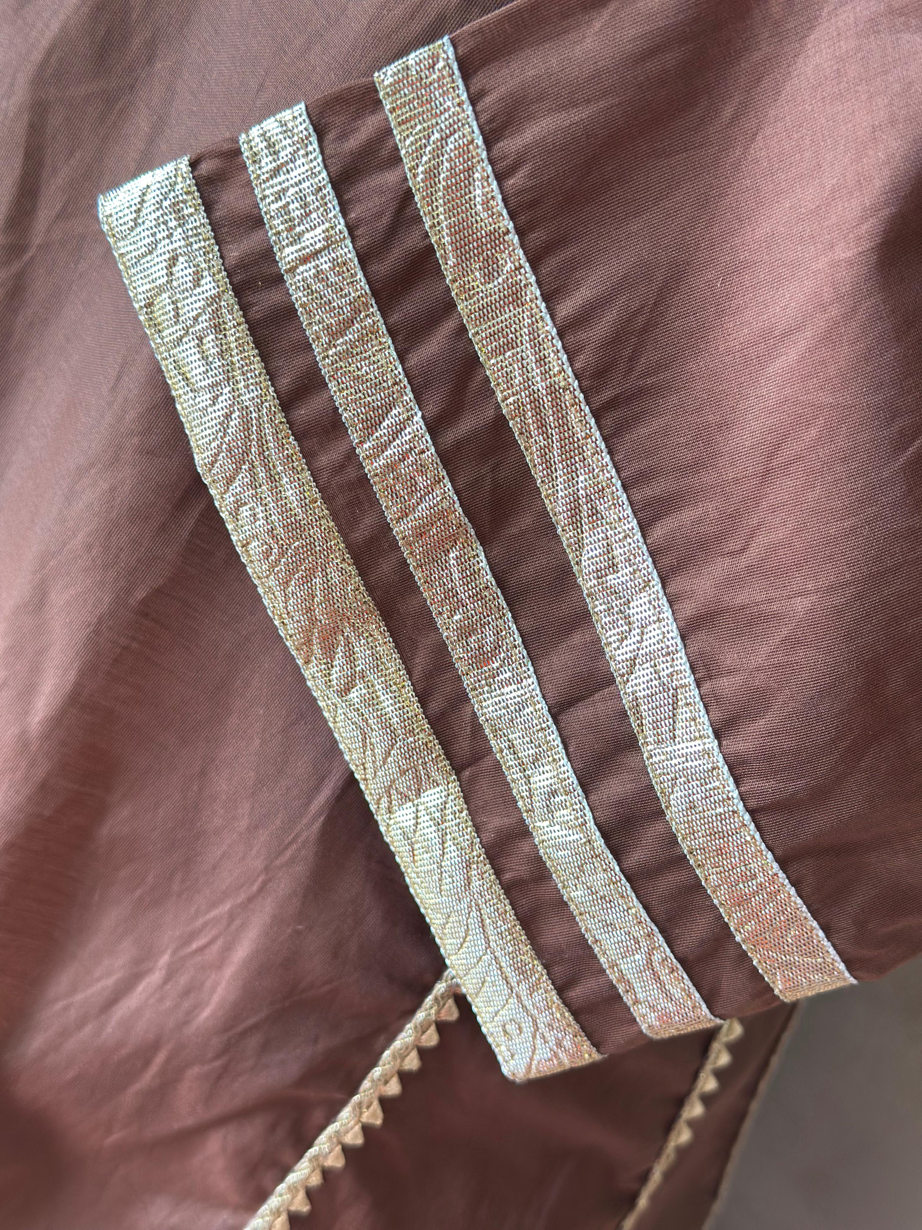 Malchanderi Kurta Set with Lace Work