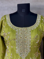 PREMIUM SHARARA SET IN ZARI TISSUE