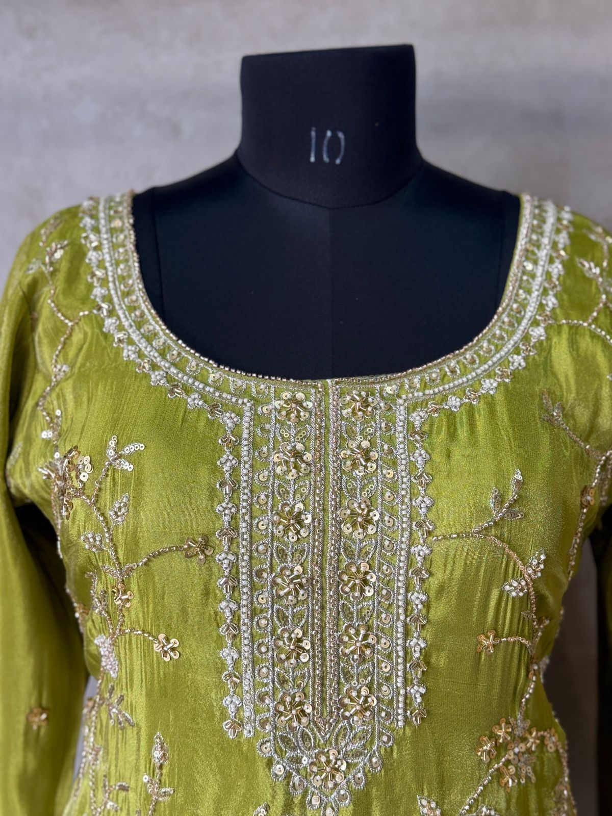 PREMIUM SHARARA SET IN ZARI TISSUE