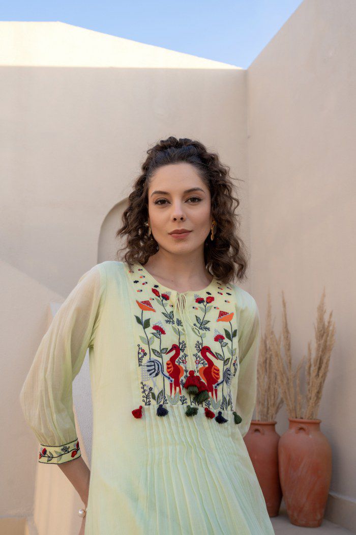 BEAUTIFUL MUL COTTON KURTA SET