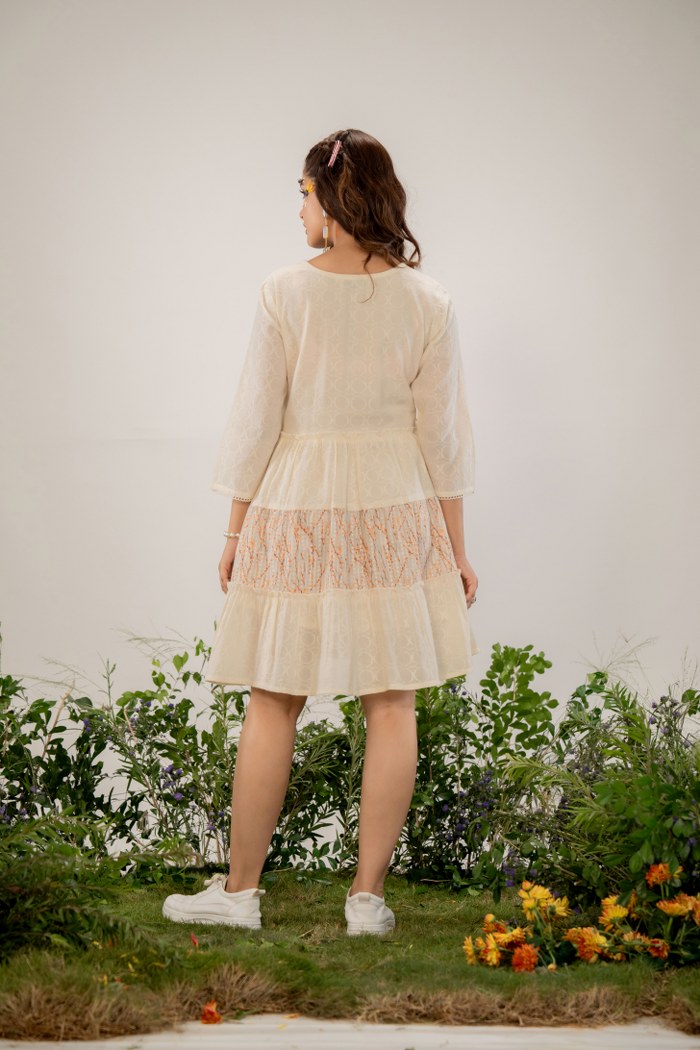 EMBROIDERED MINI ONE PIECE