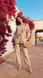 Soft Bloom Handcrafted Co-ord Set