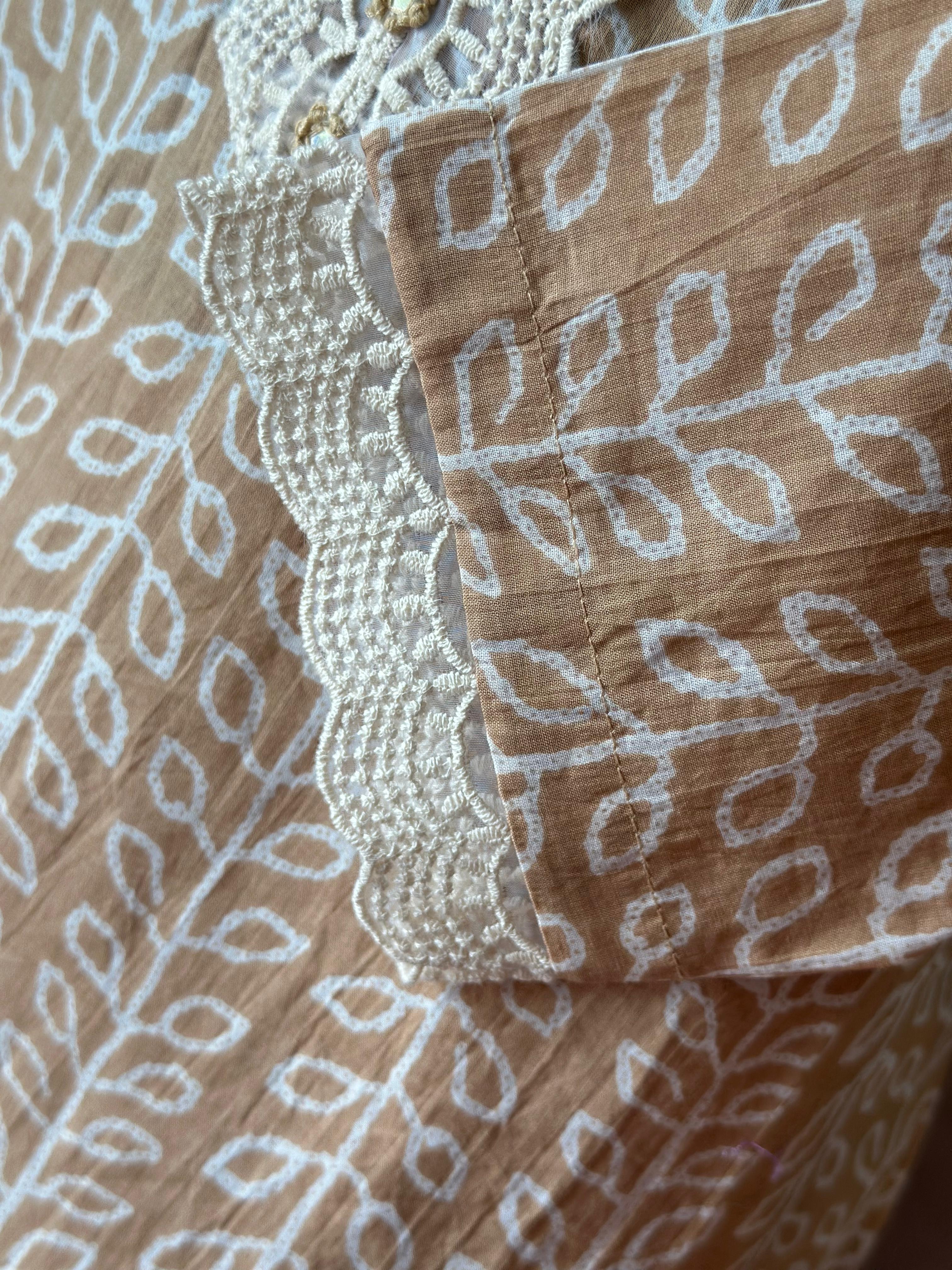 COTTON SUIT SET IN TWO SHADES