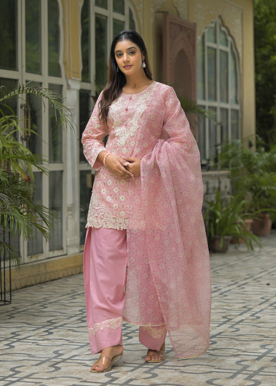 COTTON SUIT WITH FHARSI SUIT