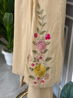 ✨Floral Embroidered Kurta Palazzo Set with Dupatta ✨