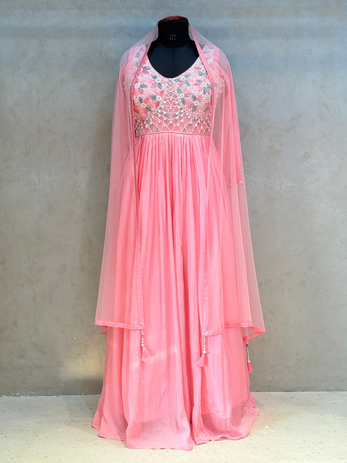 BEUTIFUL FLOOR LENTH GOWN