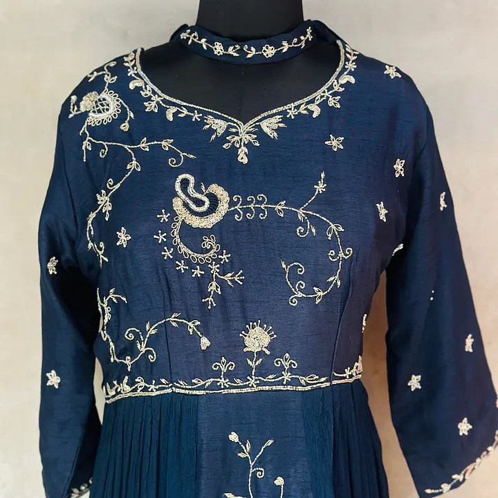 PURE CHINON INDO-FUSION GOWN - Master