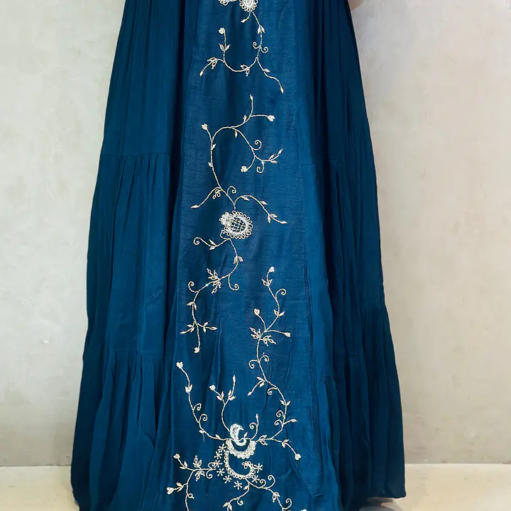 PURE CHINON INDO-FUSION GOWN - Master