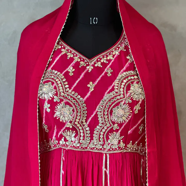 BRIDE SPECIAL LAHARIYA HANDWORK SUIT - Master