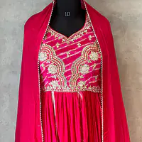 BRIDE SPECIAL LAHARIYA HANDWORK SUIT - Master