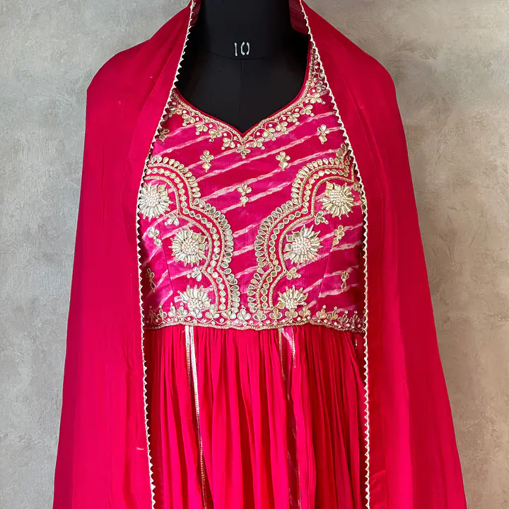 BRIDE SPECIAL LAHARIYA HANDWORK SUIT - Master
