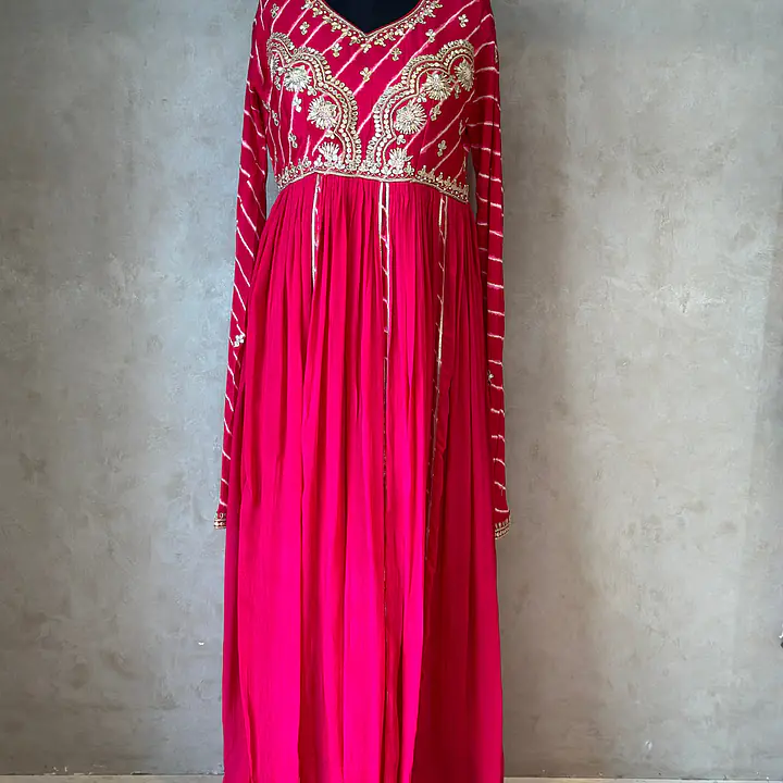 BRIDE SPECIAL LAHARIYA HANDWORK SUIT - Master