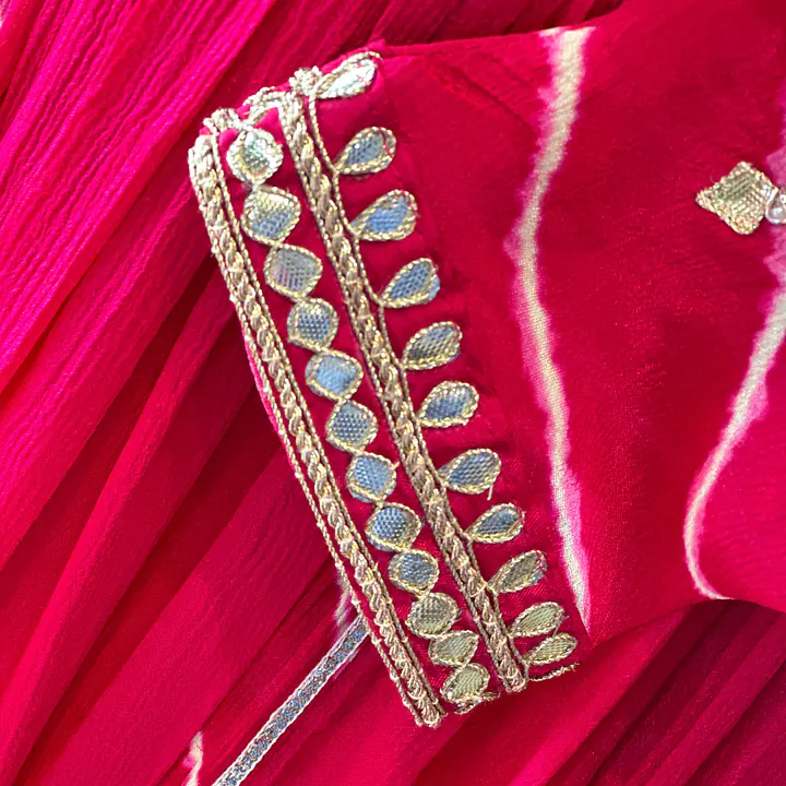 BRIDE SPECIAL LAHARIYA HANDWORK SUIT - Master