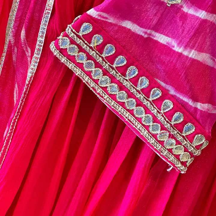 BRIDE SPECIAL LAHARIYA HANDWORK SUIT - Master