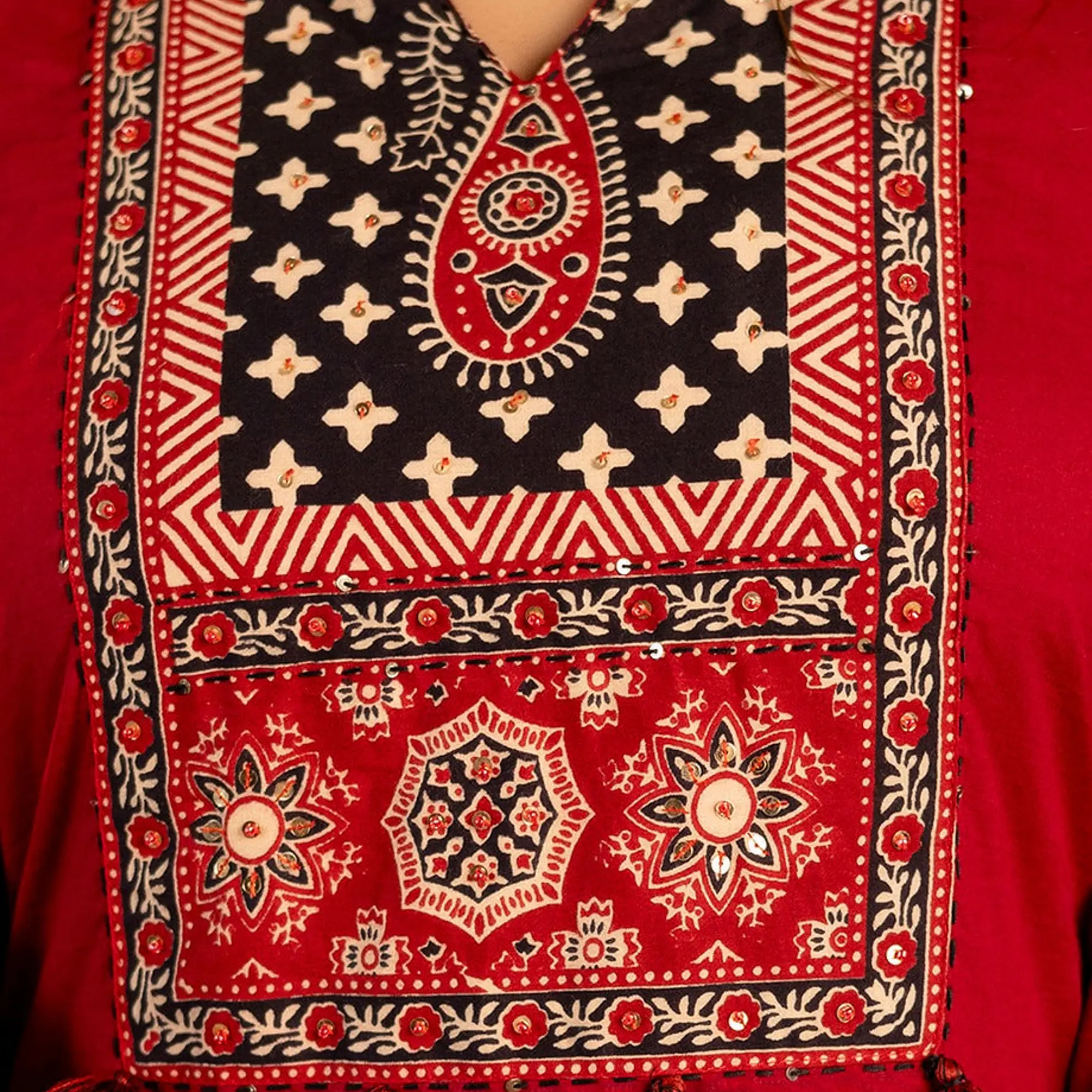 AJRAKH PRINT SUIT SET - Master