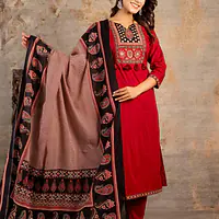 AJRAKH PRINT SUIT SET - Master