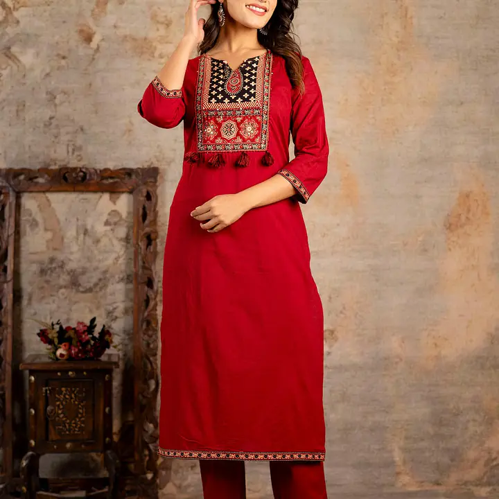AJRAKH PRINT SUIT SET - Master