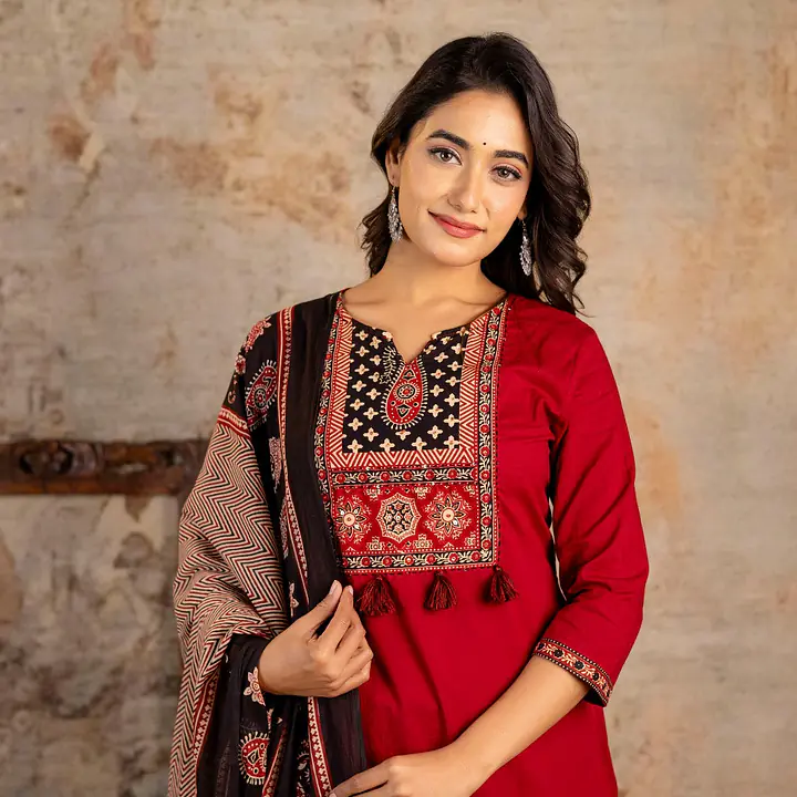 AJRAKH PRINT SUIT SET - Master