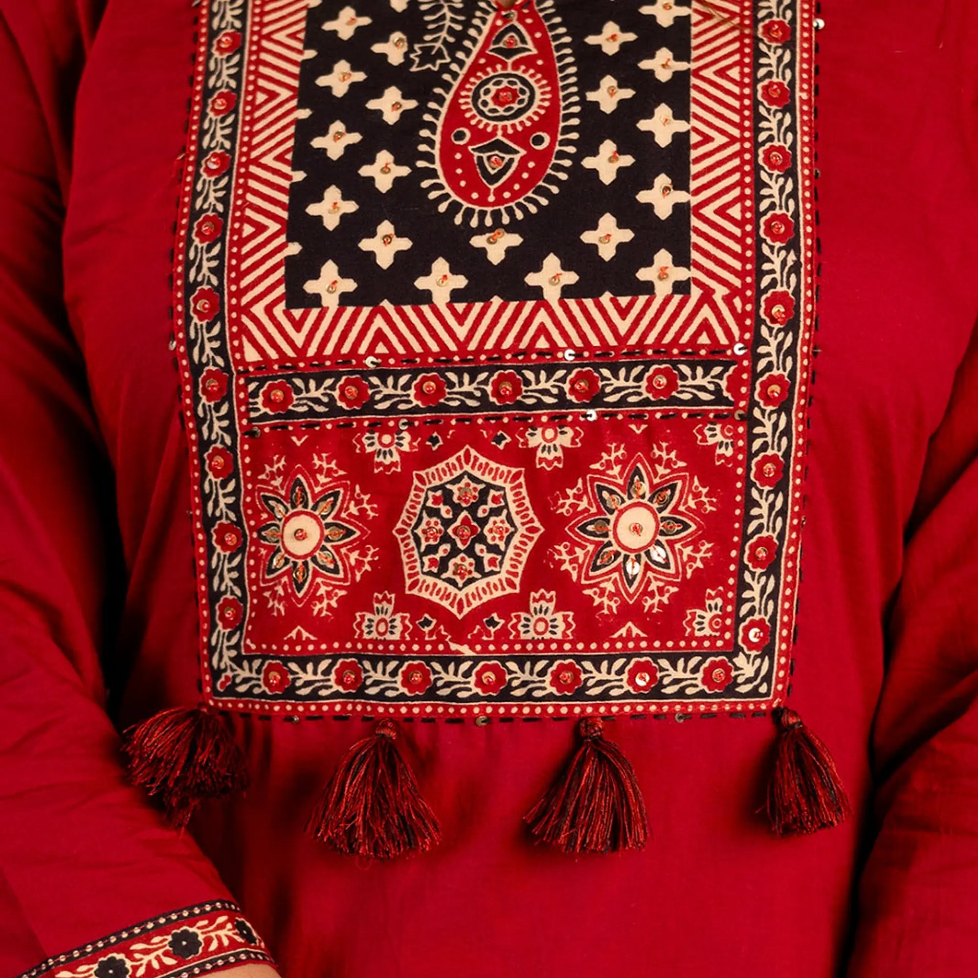 AJRAKH PRINT SUIT SET - Master