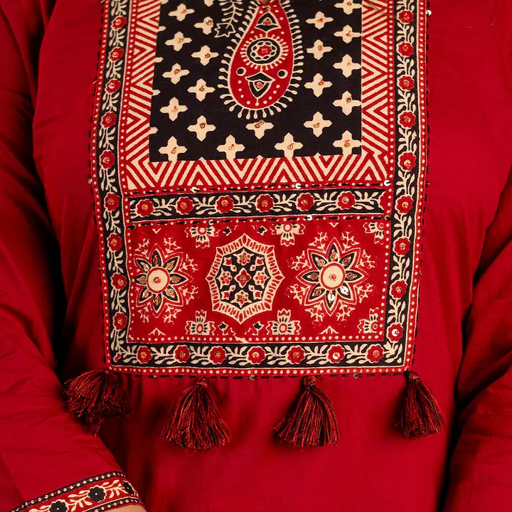 AJRAKH PRINT SUIT SET - Master