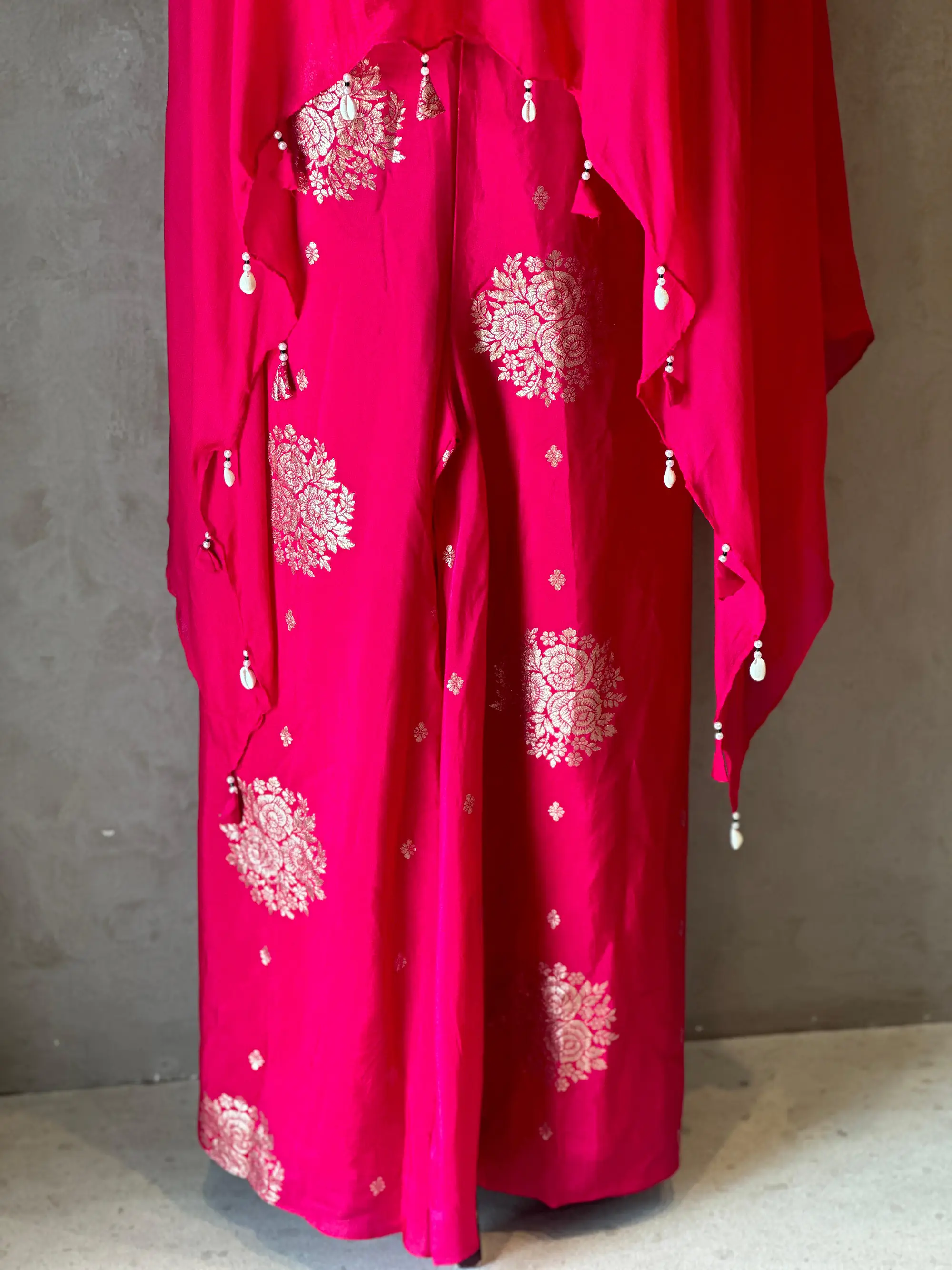 PURE CHINNON HANDWORK KAFTAN SET - Master