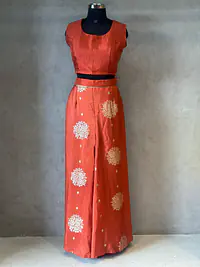 PURE CHINNON HANDWORK KAFTAN SET - Master