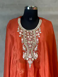 PURE CHINNON HANDWORK KAFTAN SET - Master