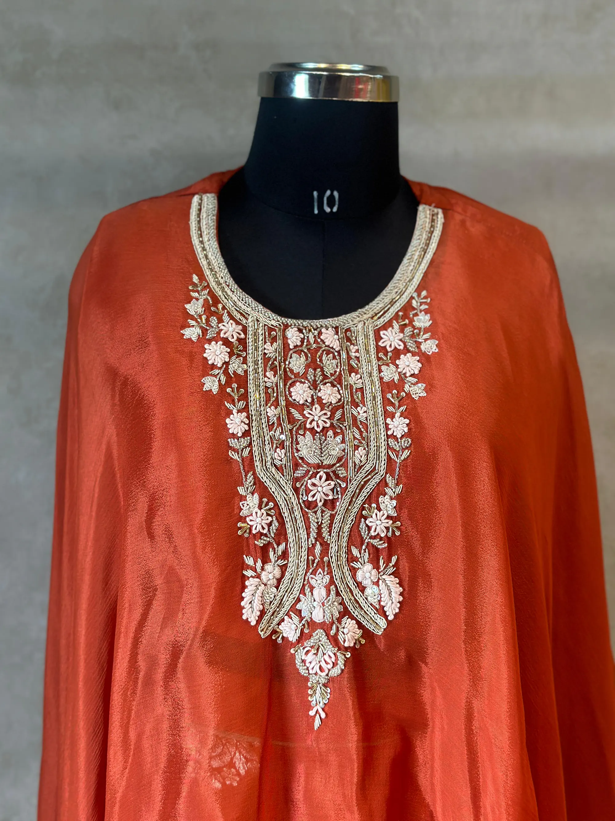 PURE CHINNON HANDWORK KAFTAN SET - Master