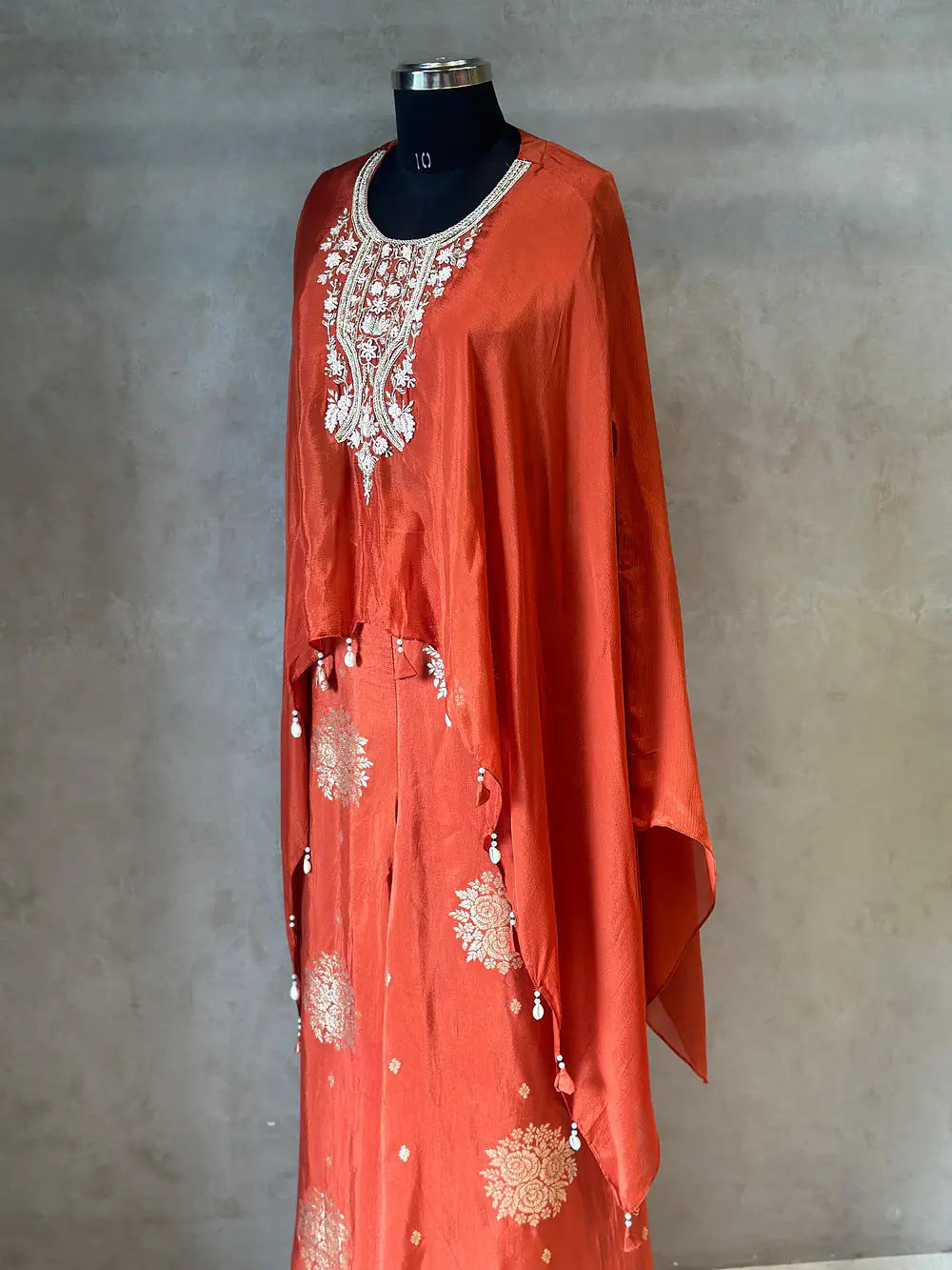 PURE CHINNON HANDWORK KAFTAN SET - Master